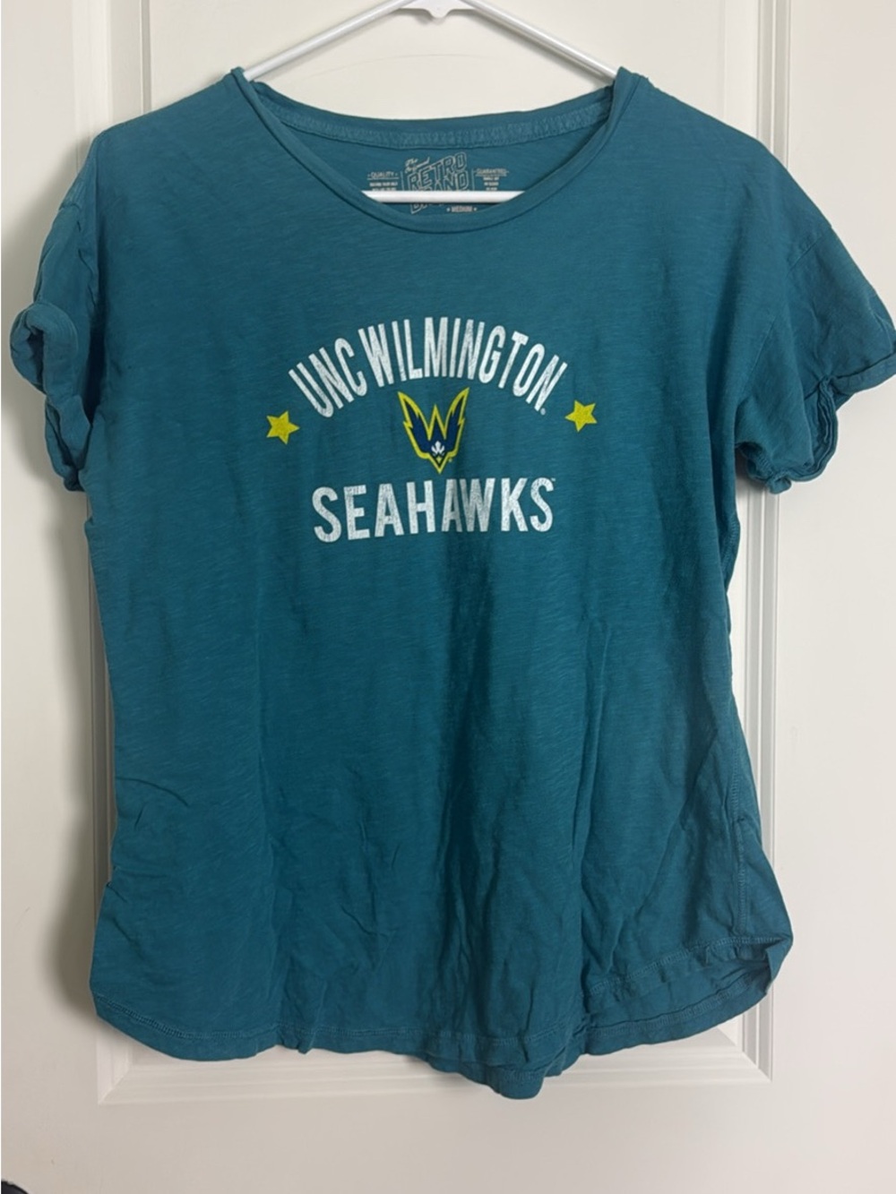 UNC Wilmington Seahawks Teal Short Sleeve Crew Tee